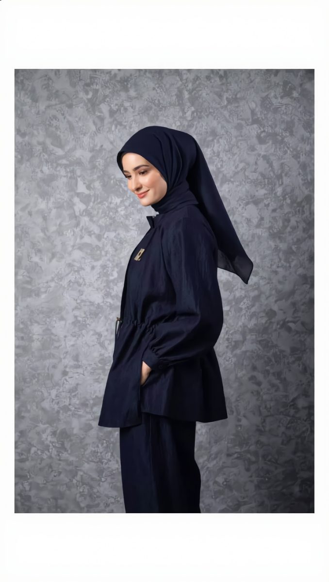 Heylocal Quiet Blue Jacket | Jaket Wanita