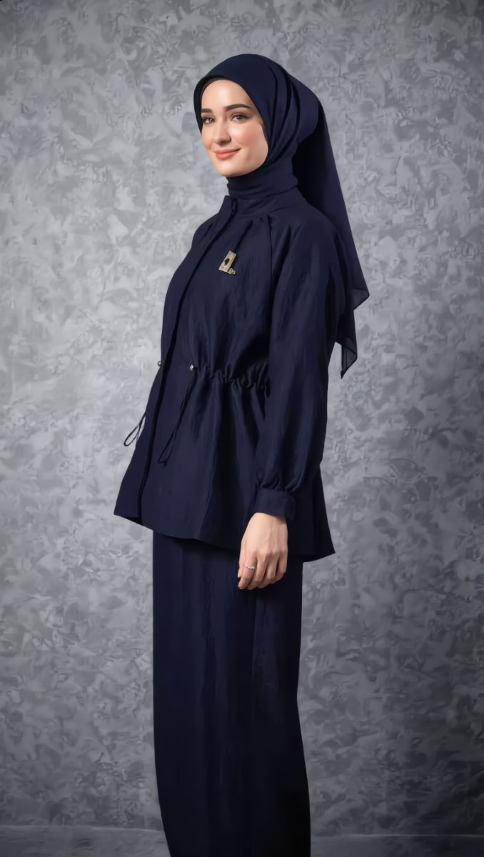 Heylocal Quiet Blue Jacket | Jaket Wanita - Foto 2