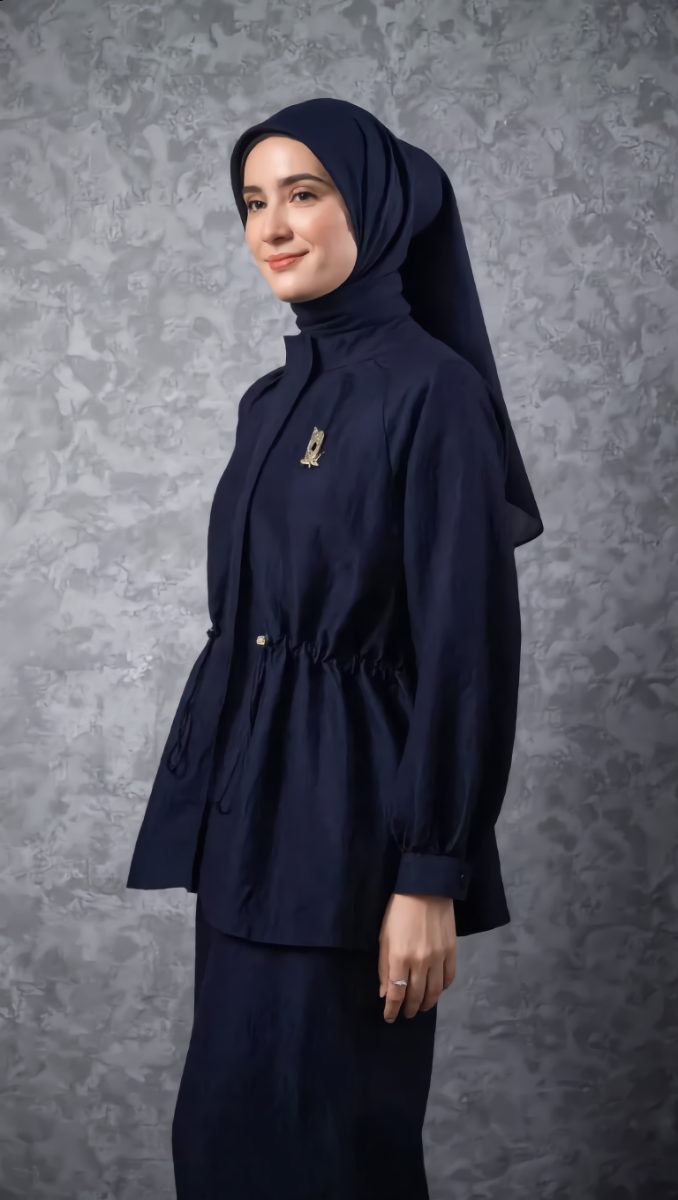 Heylocal Quiet Blue Jacket | Jaket Wanita - Foto 3
