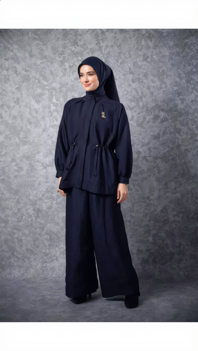 Heylocal Quiet Blue Jacket | Jaket Wanita - Foto 4