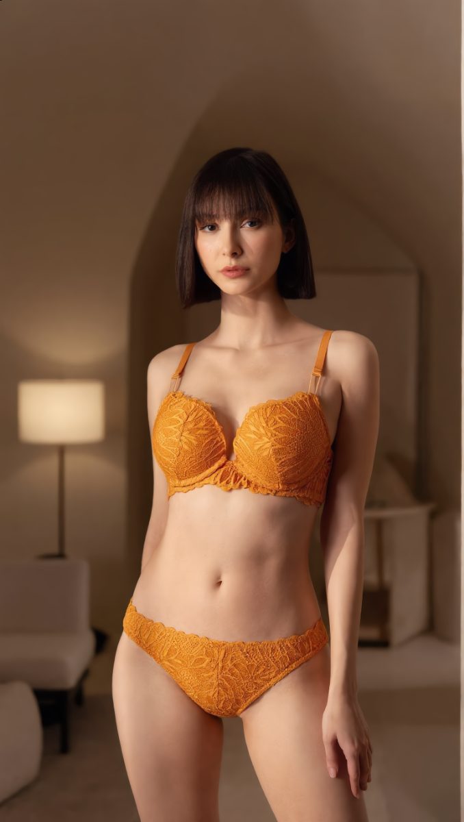 La Senza Beyond Sexy Push Up Bra Warna Golden Hour 60217083-P5YN - Foto 5
