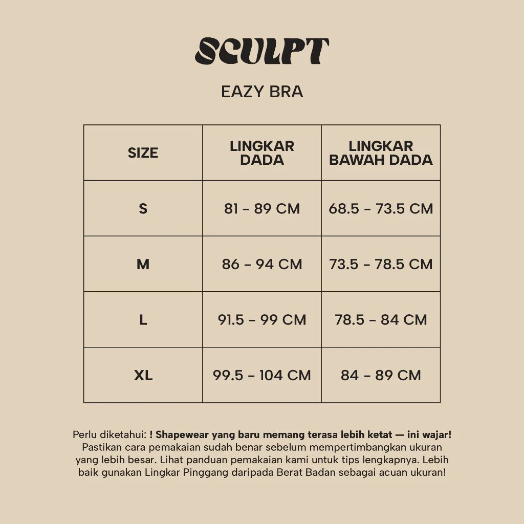 BUNDLE SCULPT 2 Eazy Bra - 25% LEBIH MURAH - 220K --> 165K - Foto 6