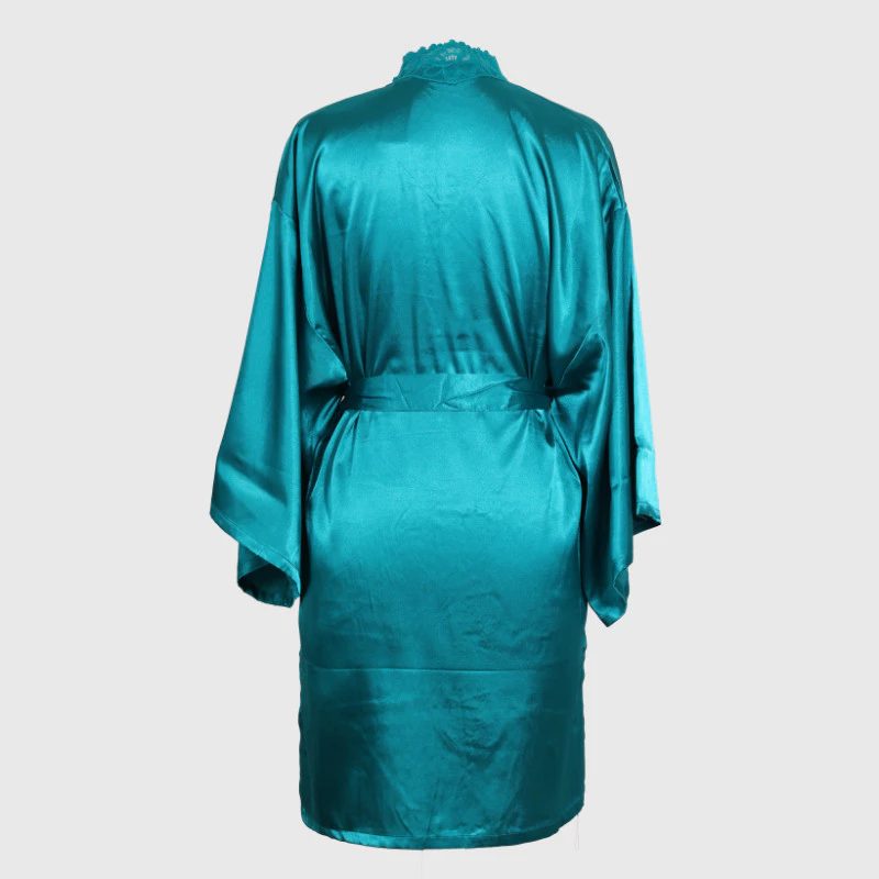 La Senza Obvious Sexy Robe Warna Fanfare Teal 60263317-2J42 - Foto 2