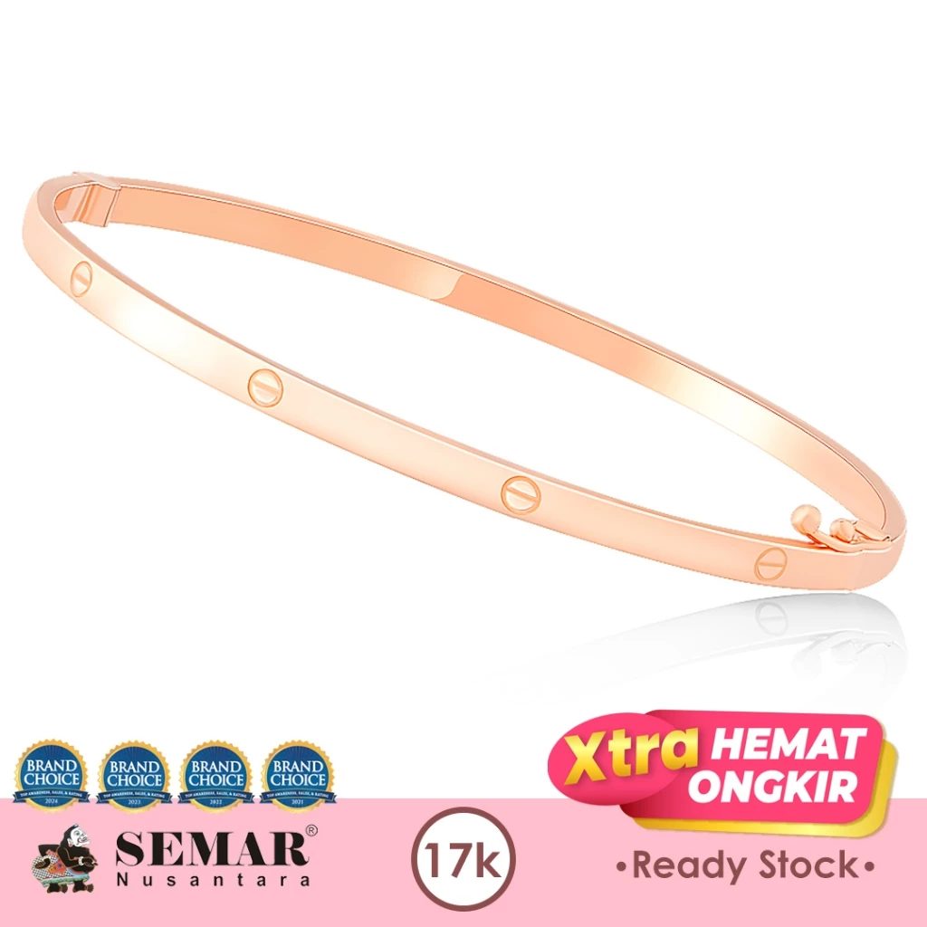 Gelang Emas Charlotte Gold 17K Semar Nusantara