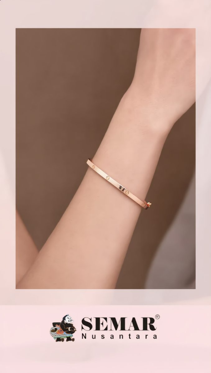 Gelang Emas Charlotte Gold 17K Semar Nusantara - Foto 8