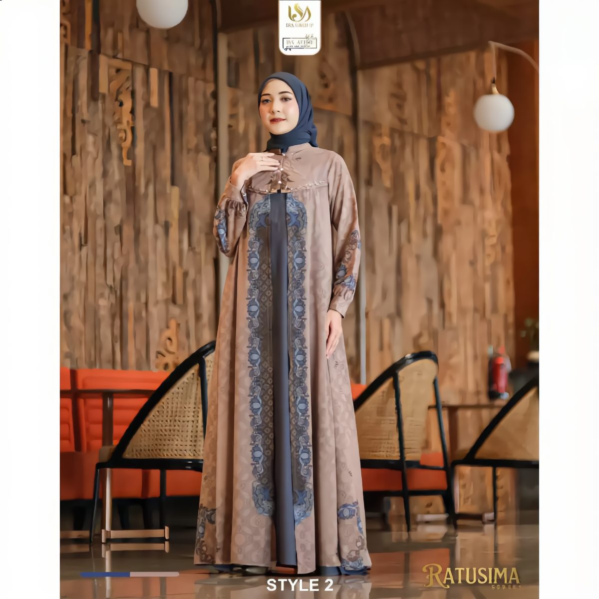 Sarimbit Ratusima Series Warna Yale X Chocomilk by Isa Attire