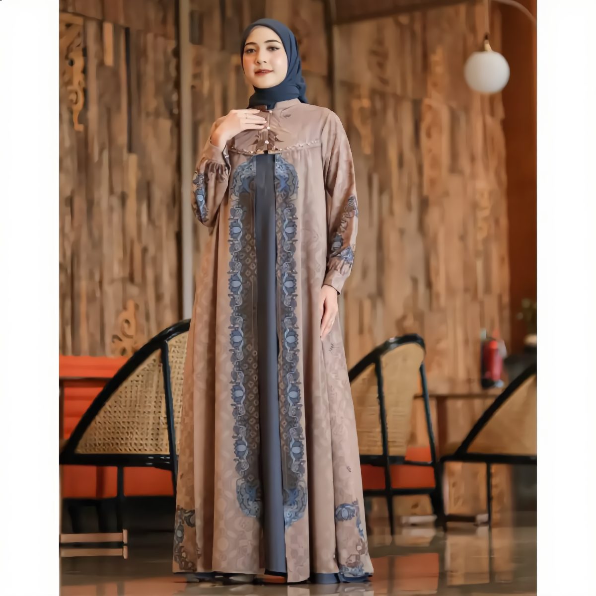 Sarimbit Ratusima Series Warna Yale X Chocomilk by Isa Attire - Foto 4