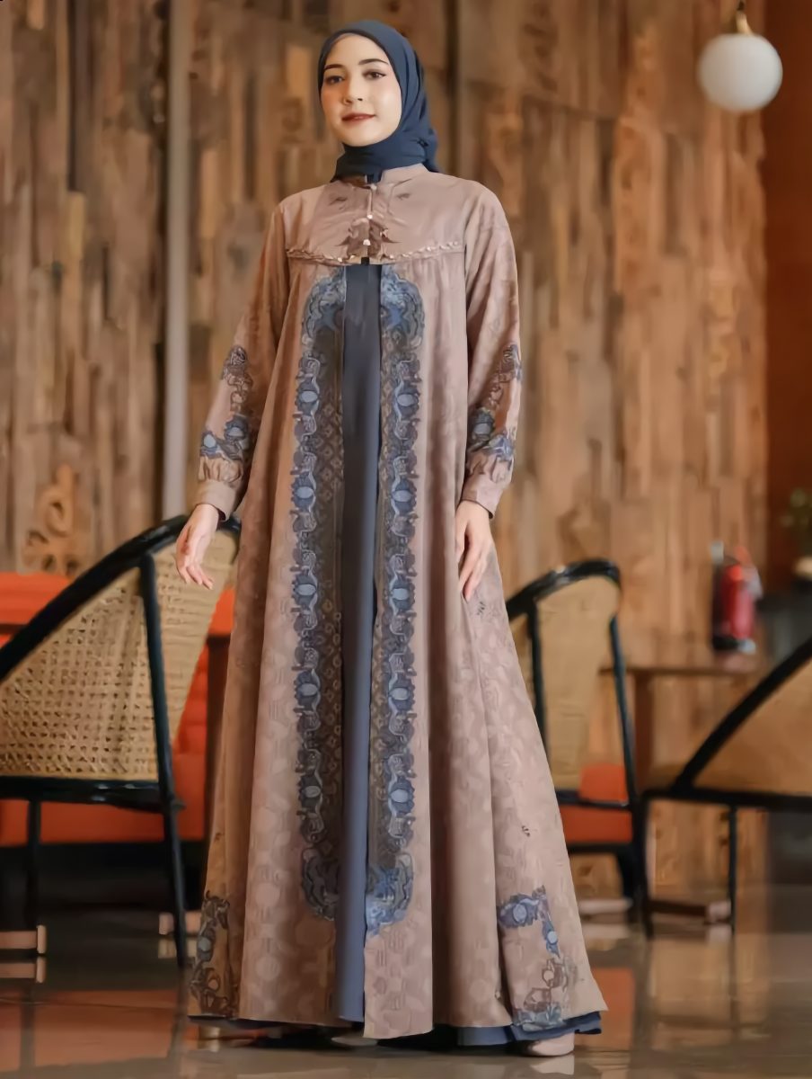 Sarimbit Ratusima Series Warna Yale X Chocomilk by Isa Attire - Foto 6