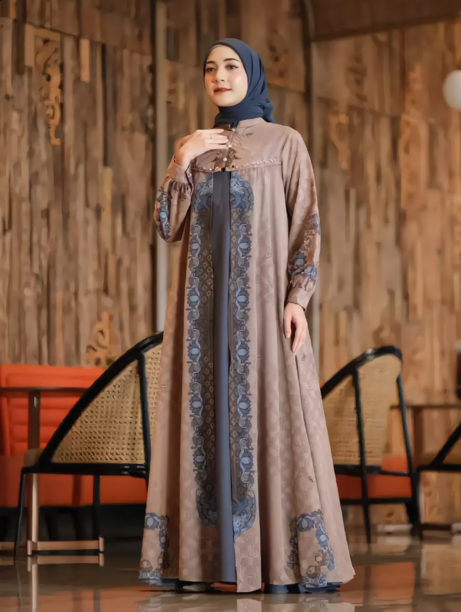 Sarimbit Ratusima Series Warna Yale X Chocomilk by Isa Attire - Foto 7
