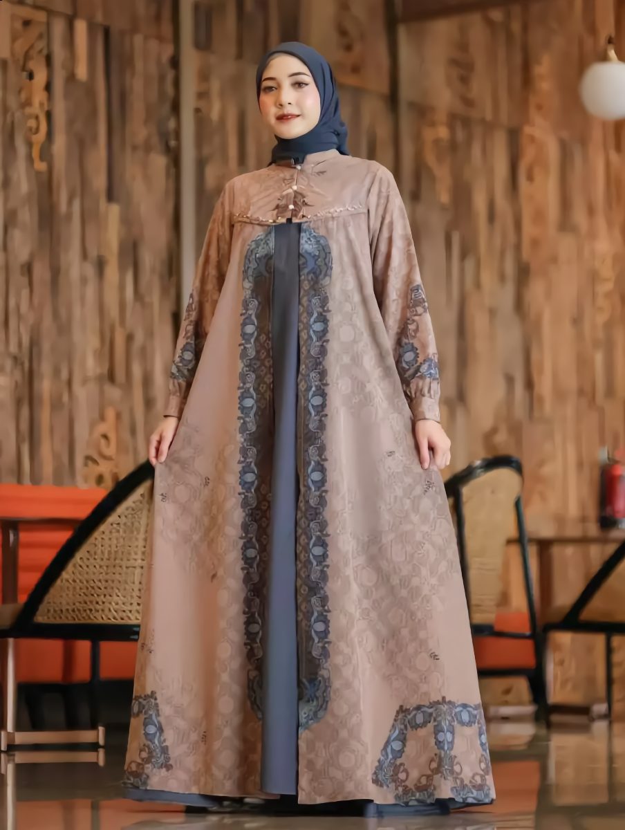 Sarimbit Ratusima Series Warna Yale X Chocomilk by Isa Attire - Foto 8