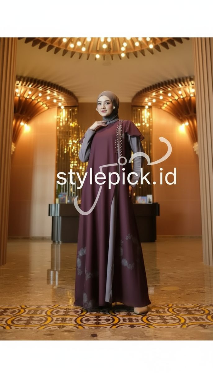 Sarimbit Ratusima Series Warna Coffe X Maroon by Isa Attire - Foto 9