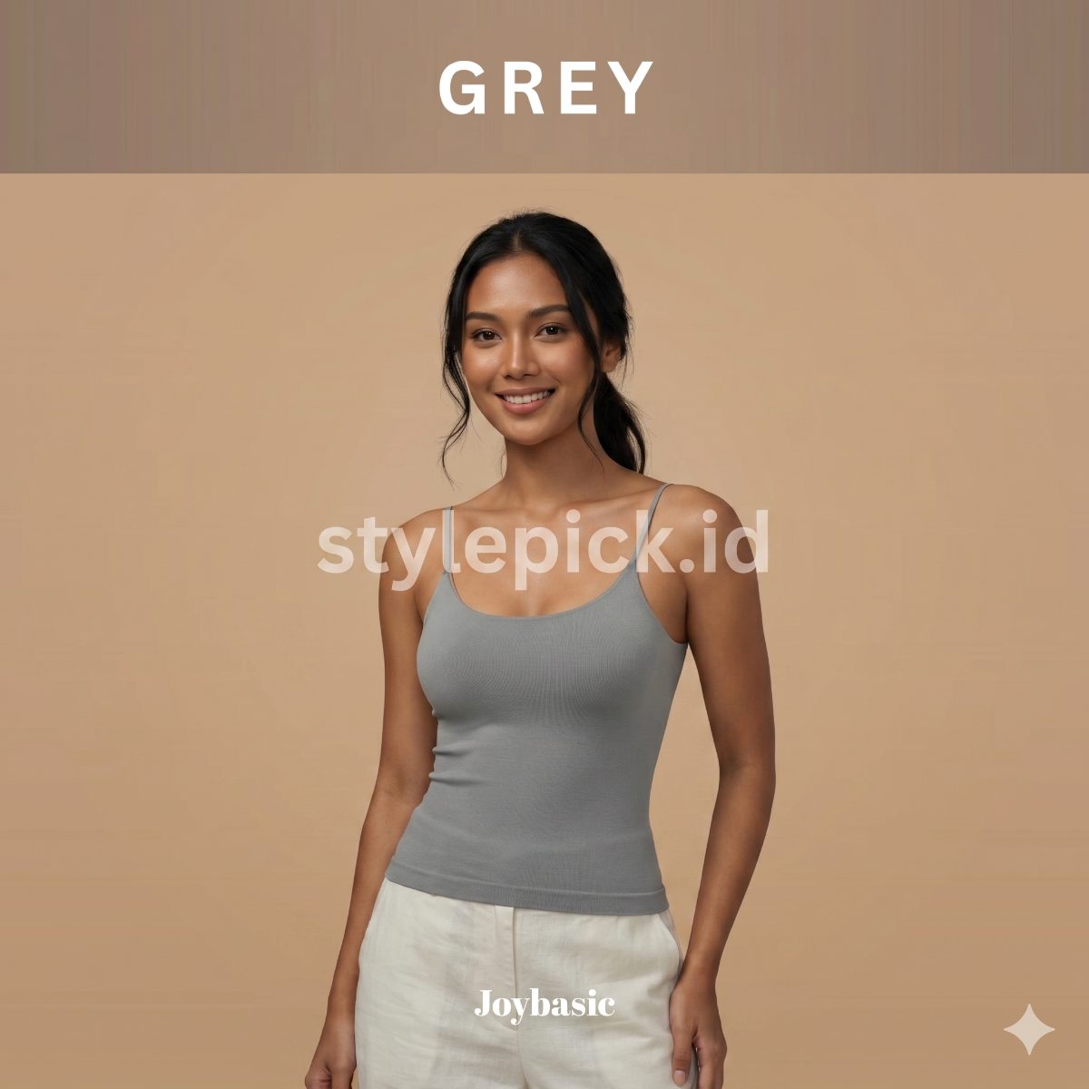 Joybasic Easy Fit Curve Bra Tank Super Lembut - Foto 4