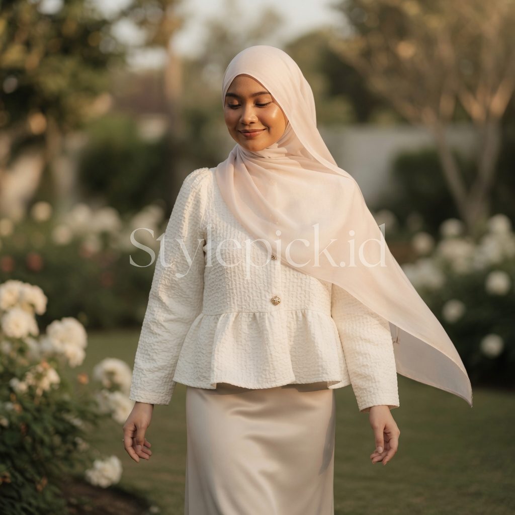 Pashmina Viscose Modal Shawl Esma Shawl 180x70 Cm - Foto 4