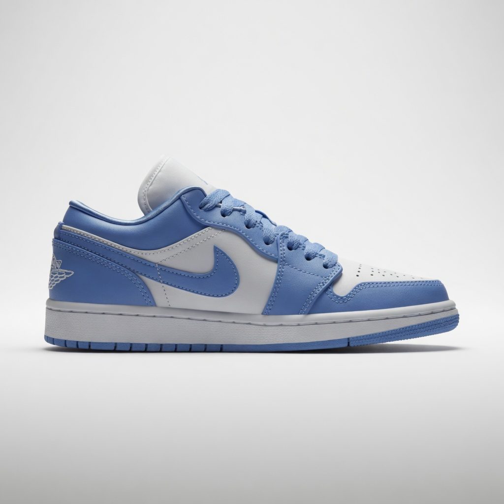 Nike Air Jordan 1 Low UNC Blue BNIB Authentic (University Blue / Carolina Blue colorway) - Foto 4