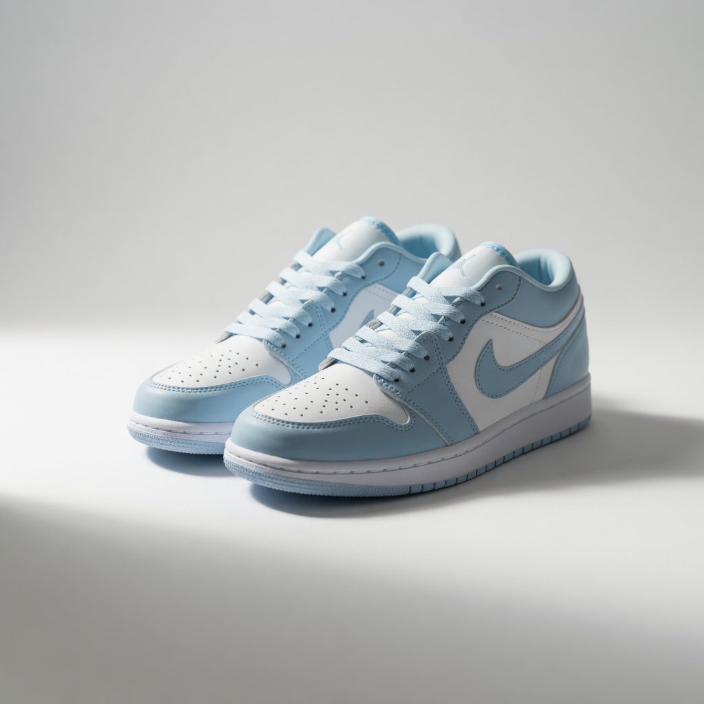 Nike Air Jordan 1 Low UNC Blue BNIB Authentic (University Blue / Carolina Blue colorway) - Foto 5